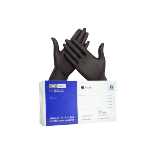 Gant Nitrile Noir et Bleu