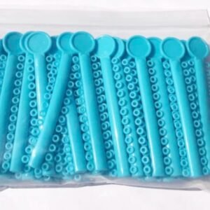 legature plastique bleu ciel