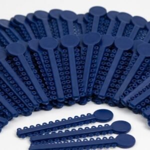 legature plastique bleu foncée