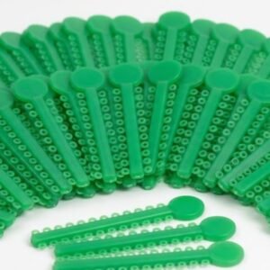 legature plastique vert