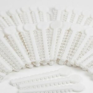 legature plastique blanche