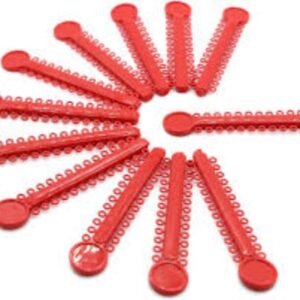 legature plastique rouge
