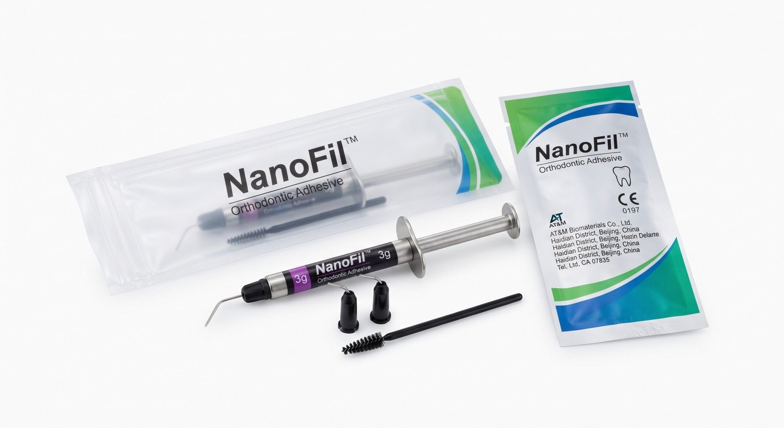 Composit collages bracket nanofil